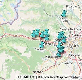 Mappa Via Papa Giovanni XXIII, 10057 Sant'Ambrogio di Torino TO, Italia (12.05933)