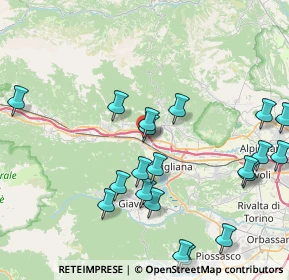 Mappa Via Papa Giovanni XXIII, 10057 Sant'Ambrogio di Torino TO, Italia (9.426)