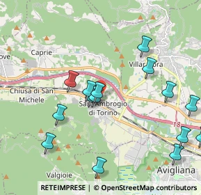 Mappa Via Papa Giovanni XXIII, 10057 Sant'Ambrogio di Torino TO, Italia (2.24067)