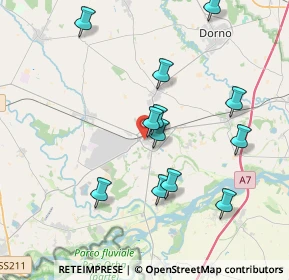 Mappa Via F. Pastorini, 27039 Sannazzaro de' Burgondi PV, Italia (3.76583)