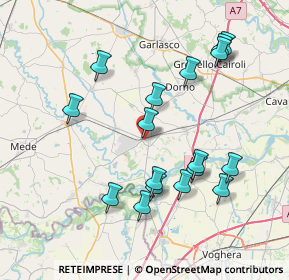 Mappa Via F. Pastorini, 27039 Sannazzaro de' Burgondi PV, Italia (7.84706)