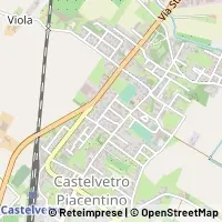 Kartta Castelvetro Piacentino