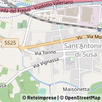 Mapa Sant'Antonino di Susa