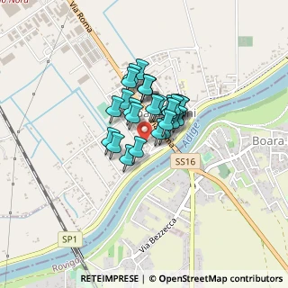 Mappa Via Alessandro Volta, 35040 Boara Pisani PD, Italia (0.24643)