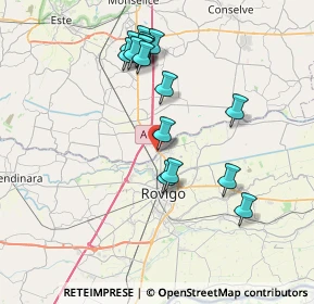 Mappa Via Alessandro Volta, 35040 Boara Pisani PD, Italia (7.36563)