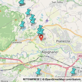 Mappa Via dei Ronchi, 10091 Torino TO, Italia (2.59636)