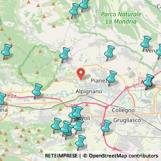 Mappa Via dei Ronchi, 10091 Torino TO, Italia (6.2415)