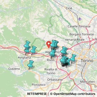 Mappa Piazzale Schumm, 10091 Alpignano TO, Italia (6.6355)