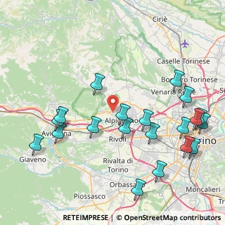 Mappa Piazzale Schumm, 10091 Alpignano TO, Italia (9.8025)