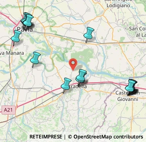 Mappa Via XXV Aprile, 27043 San Cipriano po PV, Italia (10.819)