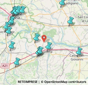 Mappa Via XXV Aprile, 27043 San Cipriano po PV, Italia (11.157)