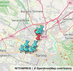 Mappa Via Orbetello, 10148 Torino TO, Italia (2.85636)