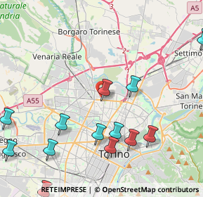 Mappa Via Orbetello, 10148 Torino TO, Italia (5.32923)