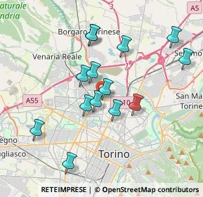 Mappa Via Orbetello, 10148 Torino TO, Italia (3.49071)