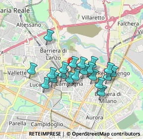 Mappa Via Orbetello, 10148 Torino TO, Italia (1.383)