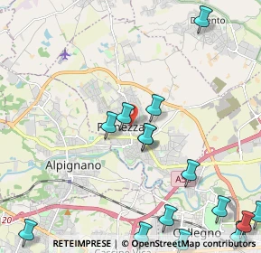 Mappa Via San Pancrazio, 10044 Pianezza TO, Italia (3.0325)