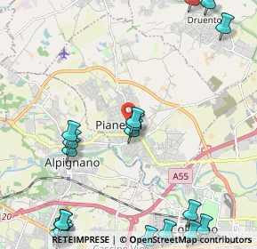 Mappa Via San Pancrazio, 10044 Pianezza TO, Italia (3.2205)