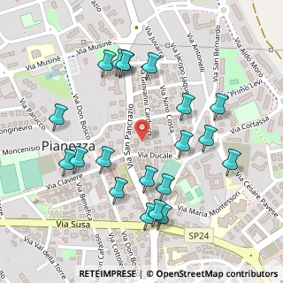 Mappa Via San Pancrazio, 10044 Pianezza TO, Italia (0.2695)
