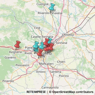 Mappa Via Guglielmo Reiss Romoli, 10155 Torino TO, Italia (9.14545)