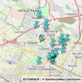 Mappa Fermata 3375 - ALTESSANO, 10151 Torino TO, Italia (2.0025)