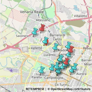 Mappa Fermata 3375 - ALTESSANO, 10151 Torino TO, Italia (2.342)