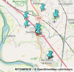 Mappa Strada Provinciale, 26862 Guardamiglio LO, Italia (1.87364)