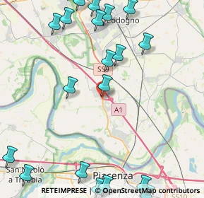 Mappa Strada Provinciale, 26862 Guardamiglio LO, Italia (5.9595)