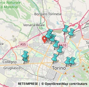 Mappa Corso Grosseto, 10151 Torino TO, Italia (3.46583)