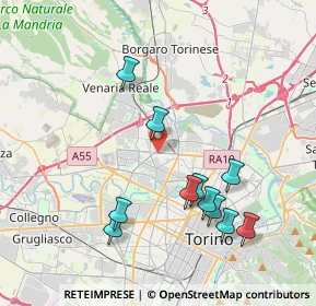 Mappa Corso Grosseto, 10151 Torino TO, Italia (4.02545)