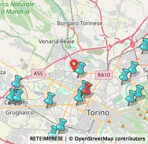 Mappa Corso Grosseto, 10151 Torino TO, Italia (5.92941)