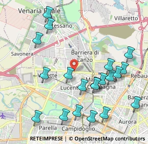 Mappa Corso Grosseto, 10151 Torino TO, Italia (2.311)