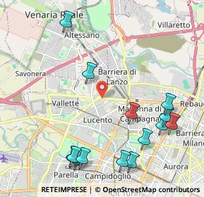 Mappa Corso Grosseto, 10151 Torino TO, Italia (2.57143)