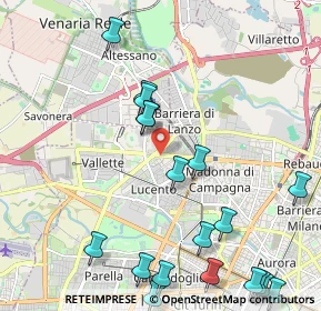 Mappa Corso Grosseto, 10151 Torino TO, Italia (2.71)