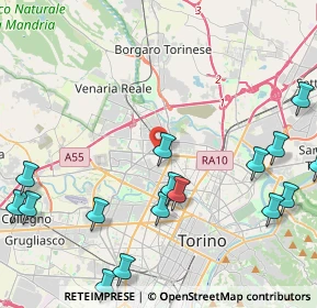 Mappa Piazza Giuseppe Manno, 10151 Torino TO, Italia (5.85059)