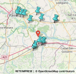 Mappa 27043 San Cipriano Po PV, Italia (7.47867)