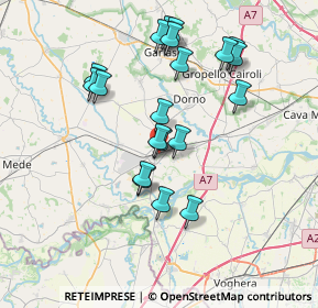 Mappa Via del Lucino, 27039 Sannazzaro de' Burgondi PV, Italia (6.9875)