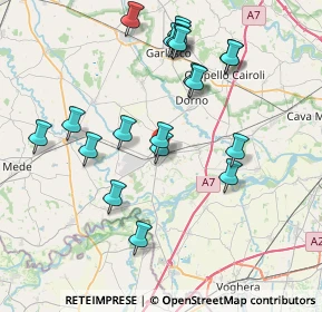 Mappa Via del Lucino, 27039 Sannazzaro de' Burgondi PV, Italia (7.9425)