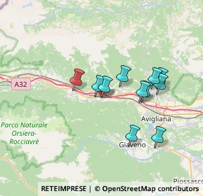 Mappa 10050 Vaie TO, Italia (5.95818)