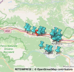 Mappa 10050 Vaie TO, Italia (6.0365)