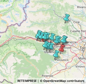 Mappa 10050 Vaie TO, Italia (8.72688)