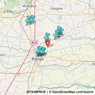 Mappa Via Volturno, 45100 Mardimago RO, Italia (5.51818)