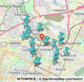 Mappa Corso Grosseto, 10100 Torino TO, Italia (1.6935)