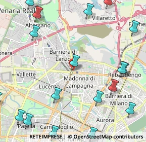 Mappa Corso Grosseto, 10100 Torino TO, Italia (3.13889)