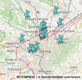 Mappa Corso Grosseto, 10100 Torino TO, Italia (5.63143)