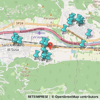 Mappa Via Alberile, 10050 Vaie TO, Italia (1.123)