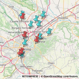 Mappa , 10099 San Mauro Torinese TO, Italia (7.668)