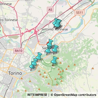 Mappa , 10099 San Mauro Torinese TO, Italia (3.01545)