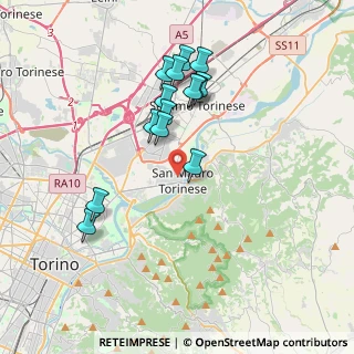 Mappa , 10099 San Mauro Torinese TO, Italia (3.44714)