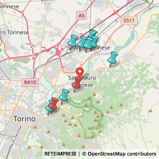Mappa , 10099 San Mauro Torinese TO, Italia (3.51091)
