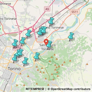 Mappa , 10099 San Mauro Torinese TO, Italia (4.11643)